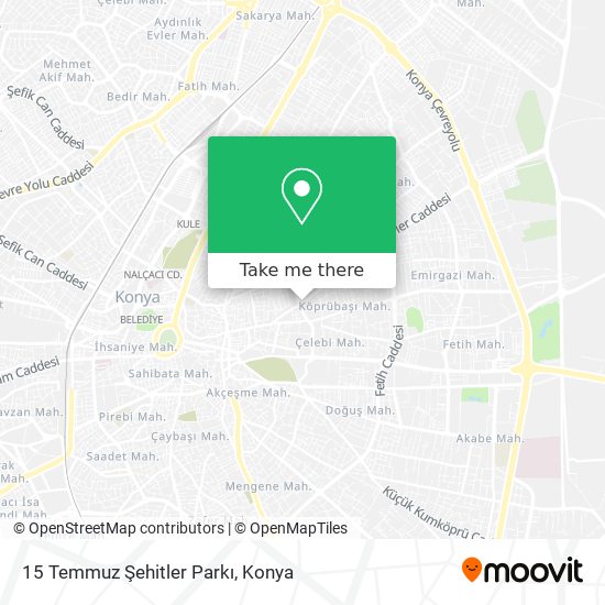 15 Temmuz Şehitler Parkı map