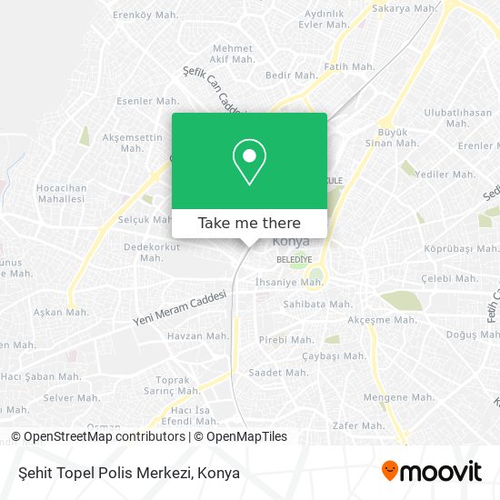 Şehit Topel Polis Merkezi map
