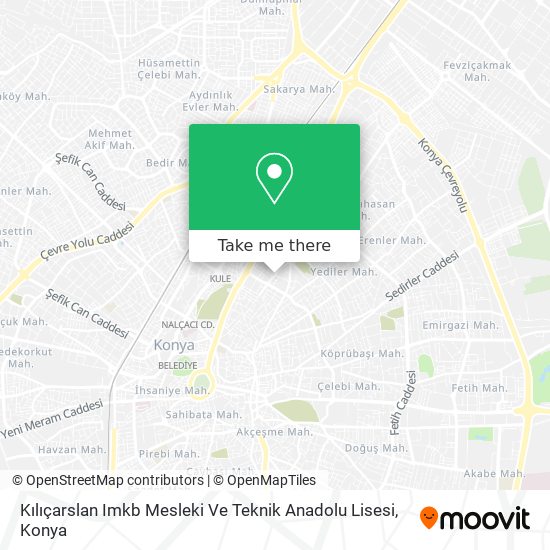 Kılıçarslan Imkb Mesleki Ve Teknik Anadolu Lisesi map