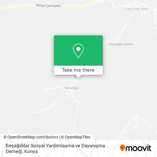 Beşağıllılar Sosyal Yardımlaşma ve Dayanışma Derneği map