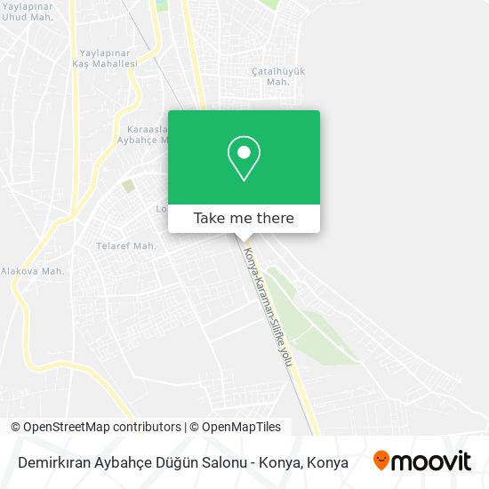 Demirkıran Aybahçe Düğün Salonu - Konya map