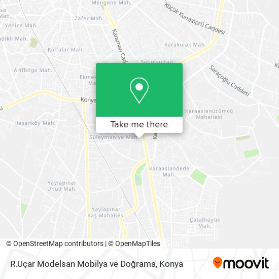 R.Uçar Modelsan Mobilya ve Doğrama map