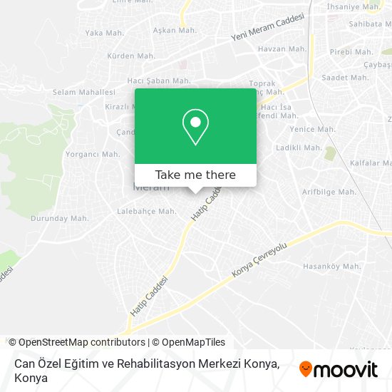 Can Özel Eğitim ve Rehabilitasyon Merkezi Konya map