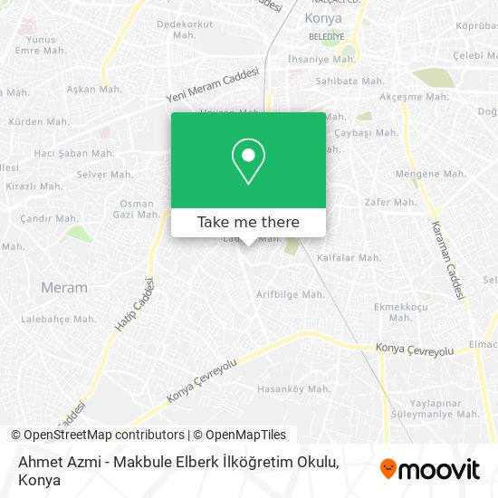 Ahmet Azmi - Makbule Elberk İlköğretim Okulu map