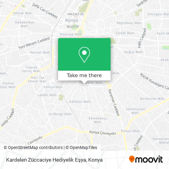 Kardelen Züccaciye Hediyelik Eşya map
