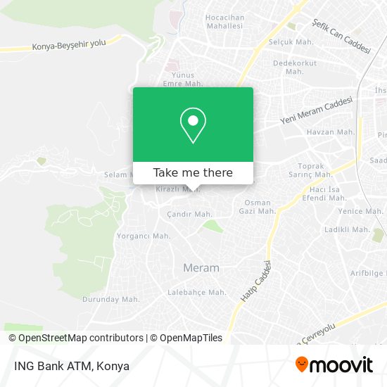 ING Bank ATM map