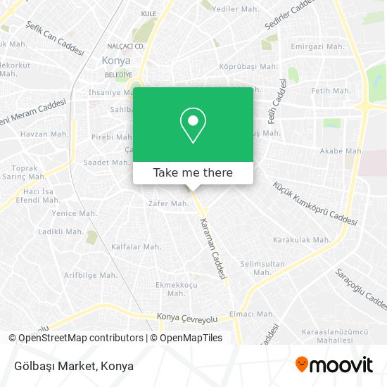 Gölbaşı Market map