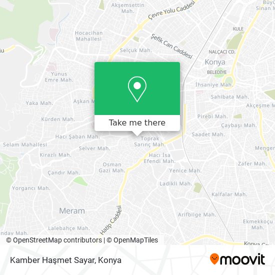 Kamber Haşmet Sayar map