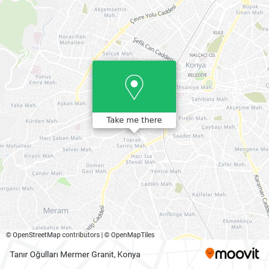 Tanır Oğulları Mermer Granit map