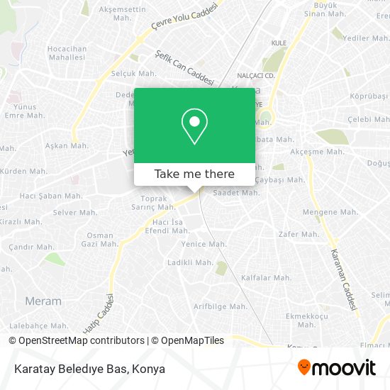 Karatay Beledıye Bas map