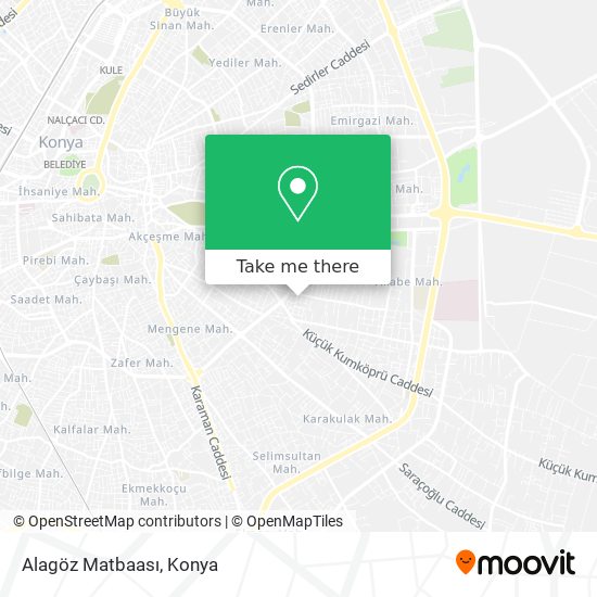 Alagöz Matbaası map
