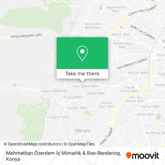 Mehmethan Özerdem İç Mimarlık & Bee-Rendering map