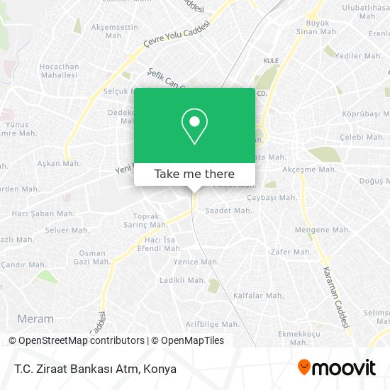 T.C. Ziraat Bankası Atm map