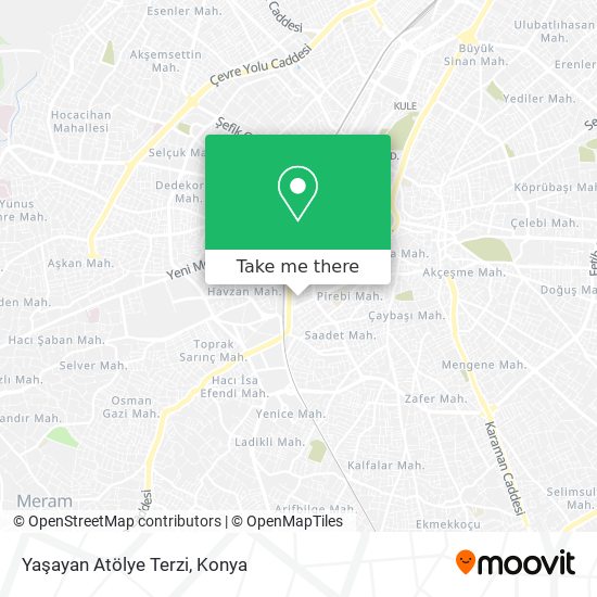 Yaşayan Atölye Terzi map