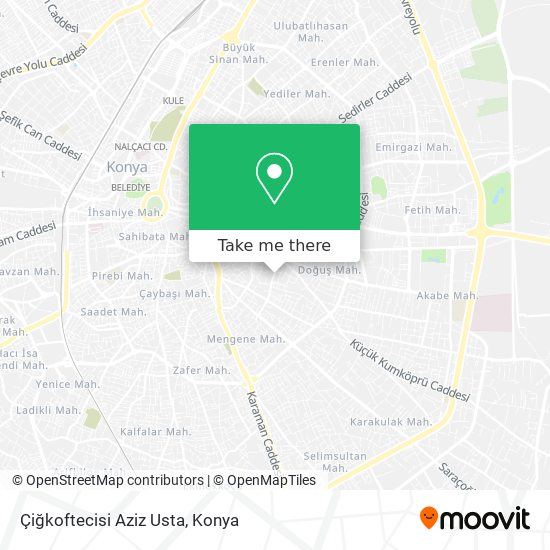 Çiğkoftecisi Aziz Usta map