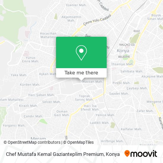Chef Mustafa Kemal Gazianteplim Premium map