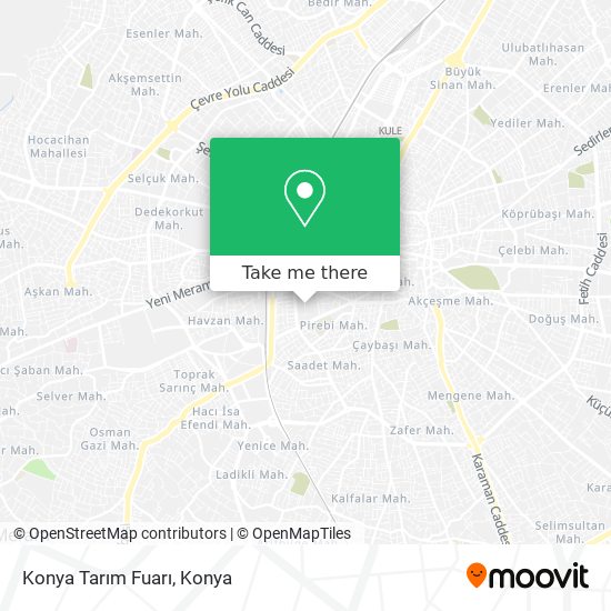 Konya Tarım Fuarı map