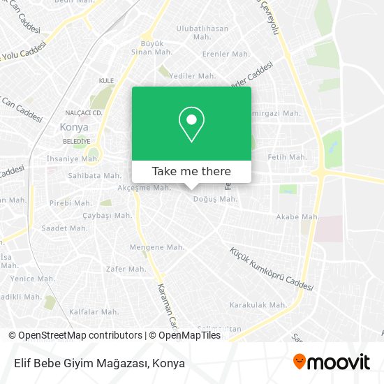 Elif Bebe Giyim Mağazası map