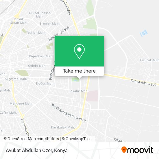 Avukat Abdullah Özer map