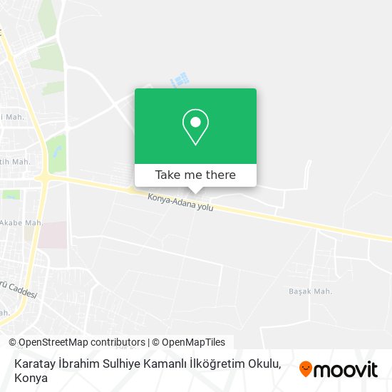 Karatay İbrahim Sulhiye Kamanlı İlköğretim Okulu map