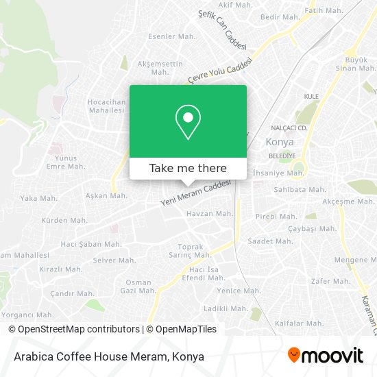 Arabica Coffee House Meram map
