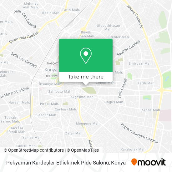 Pekyaman Kardeşler Etliekmek Pide Salonu map