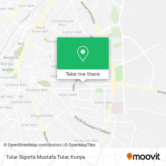 Tutar Sigorta Mustafa Tutar map