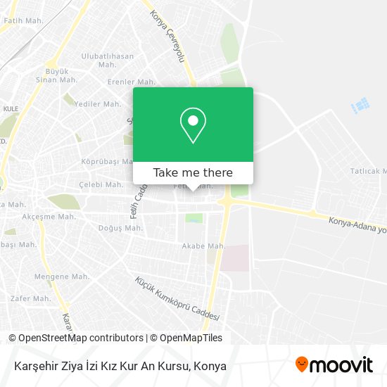 Karşehir Ziya İzi Kız Kur An Kursu map