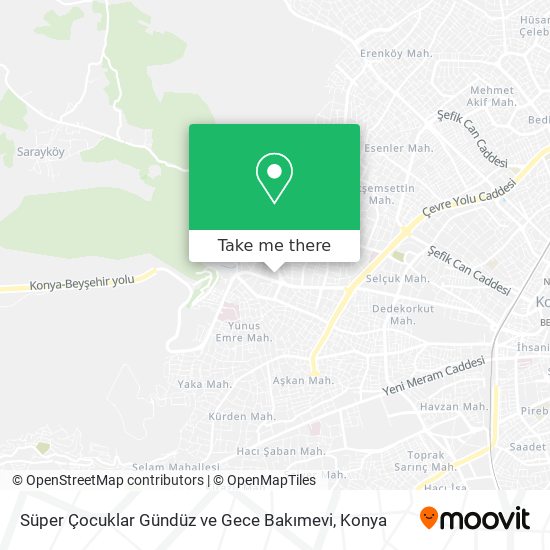 Süper Çocuklar Gündüz ve Gece Bakımevi map