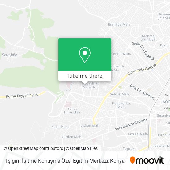 Işığım İşitme Konuşma Özel Eğitim Merkezi map