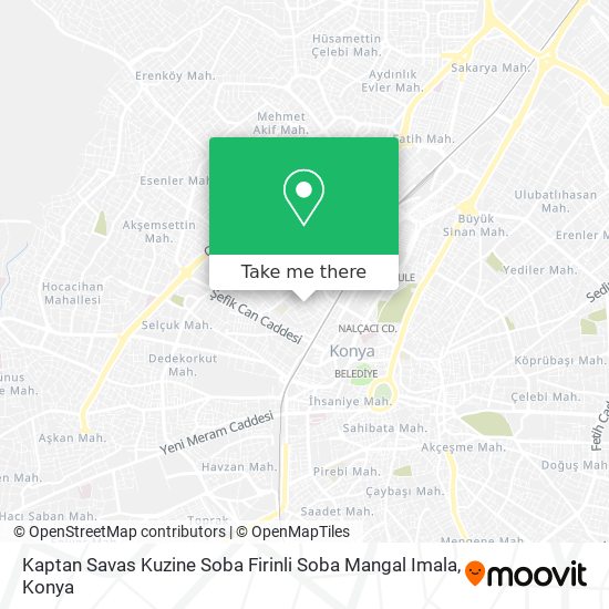 Kaptan Savas Kuzine Soba Firinli Soba Mangal Imala map
