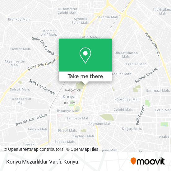 Konya Mezarlıklar Vakfı map