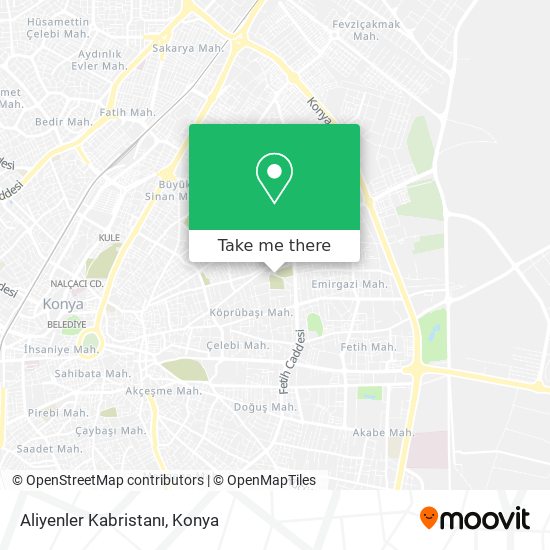 Aliyenler Kabristanı map