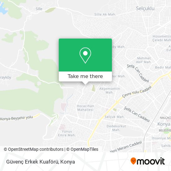 Güvenç Erkek Kuaförü map