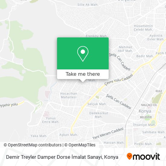 Demir Treyler Damper Dorse İmalat Sanayi map