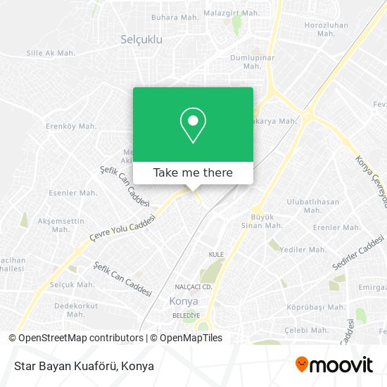 Star Bayan Kuaförü map