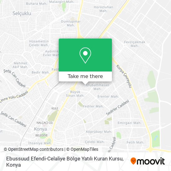 Ebussuud Efendi-Celaliye Bölge Yatılı Kuran Kursu map