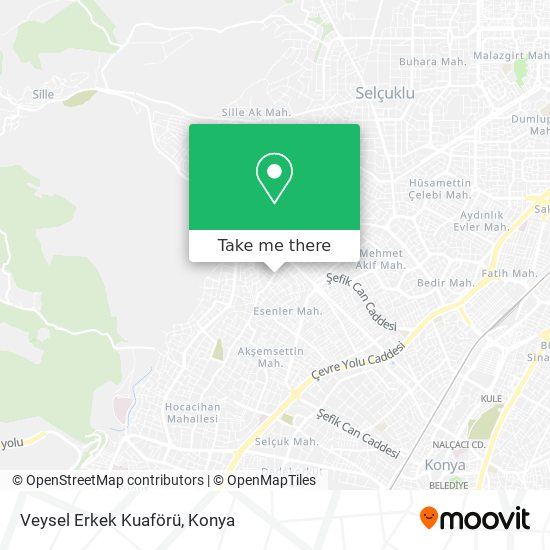 Veysel Erkek Kuaförü map