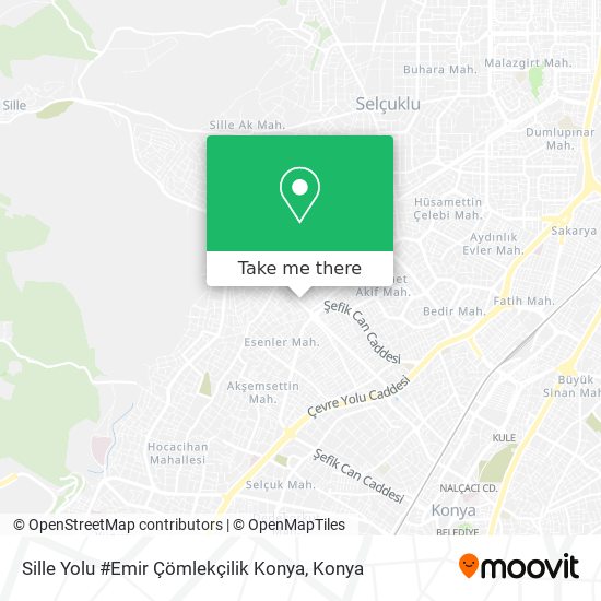Sille Yolu #Emir Çömlekçilik Konya map