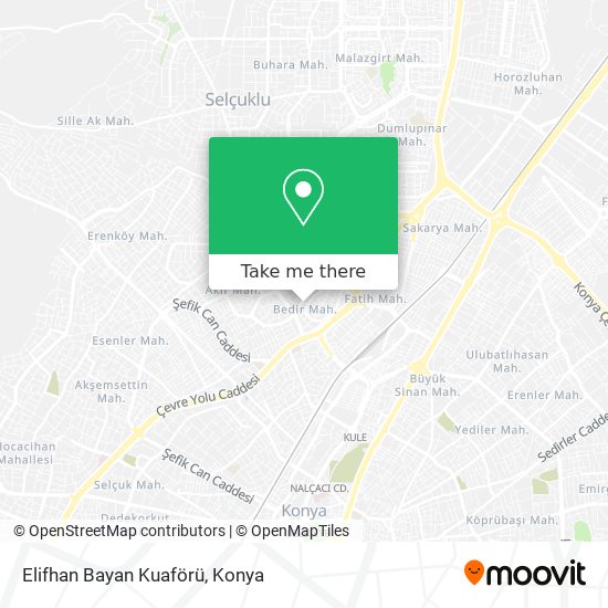 Elifhan Bayan Kuaförü map