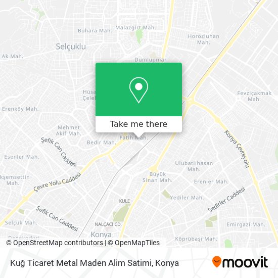 Kuğ Ticaret Metal Maden Alim Satimi map