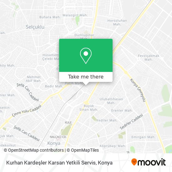 Kurhan Kardeşler Karsan Yetkili Servis map
