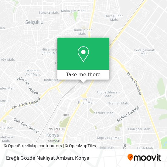 Ereğli Gözde Nakliyat Ambarı map