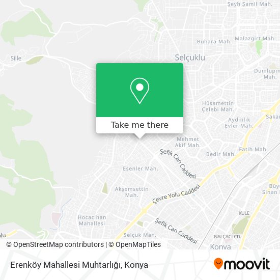 Erenköy Mahallesi Muhtarlığı map