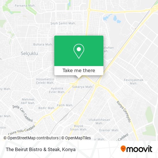 The Beirut Bistro & Steak map