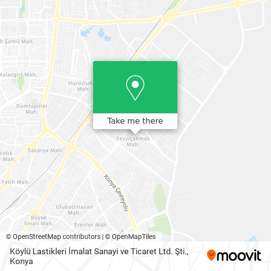 Köylü Lastikleri İmalat Sanayi ve Ticaret Ltd. Şti. map
