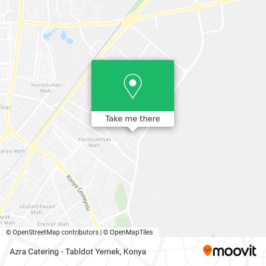 Azra Catering - Tabldot Yemek map