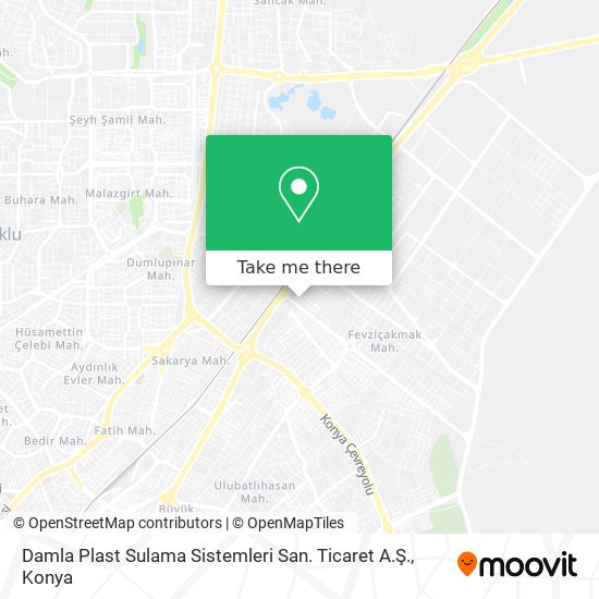 Damla Plast Sulama Sistemleri San. Ticaret A.Ş. map