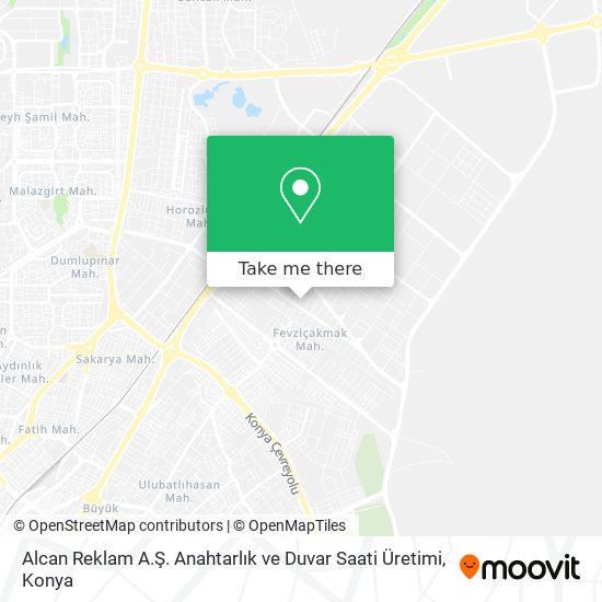 Alcan Reklam A.Ş. Anahtarlık ve Duvar Saati Üretimi map
