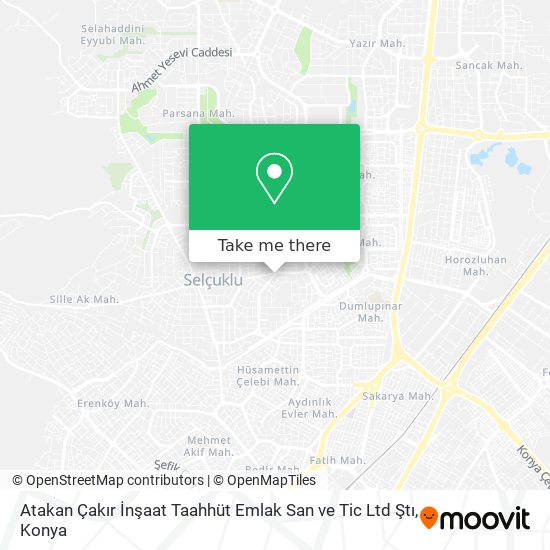 Atakan Çakır İnşaat Taahhüt Emlak San ve Tic Ltd Ştı map